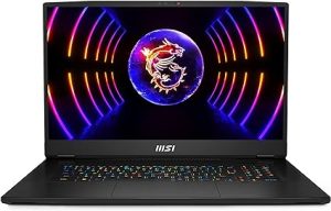 MSI Titan GT77HX 13VI-017IT, Notebook Gaming 17,3" MiniLED UHD 144Hz, Intel i9-13980HX, Nvidia RTX 4090 16 Go GDDR6, 64 Go de RAM DDR5, 2 To SSD PCIe 4, WiFi 6E, Win11P
