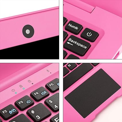 TOPOSH Notebook Mini 4Go RAM + 64Go ROM SSD eMMC Processeur Intel Celeron N3350 2,4 GHz 64 Bits avec Clavier Français AZERTY – Image 2