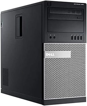 Dell OptiPlex 990 Unité Centrale PC, Intel Core I5-2400, 3.1 GHz, 16GO DDR3 RAM, 2TO Disque Dur, Windows 10, 36cm x 17.5cm x 41.7cm Dimensions