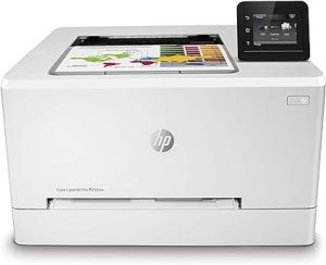 HP Color Laser M255dw Imprimante monofonction Laser couleur (Photocopie, Impression, A4, Recto/Verso automatique, WiFi), Blanc