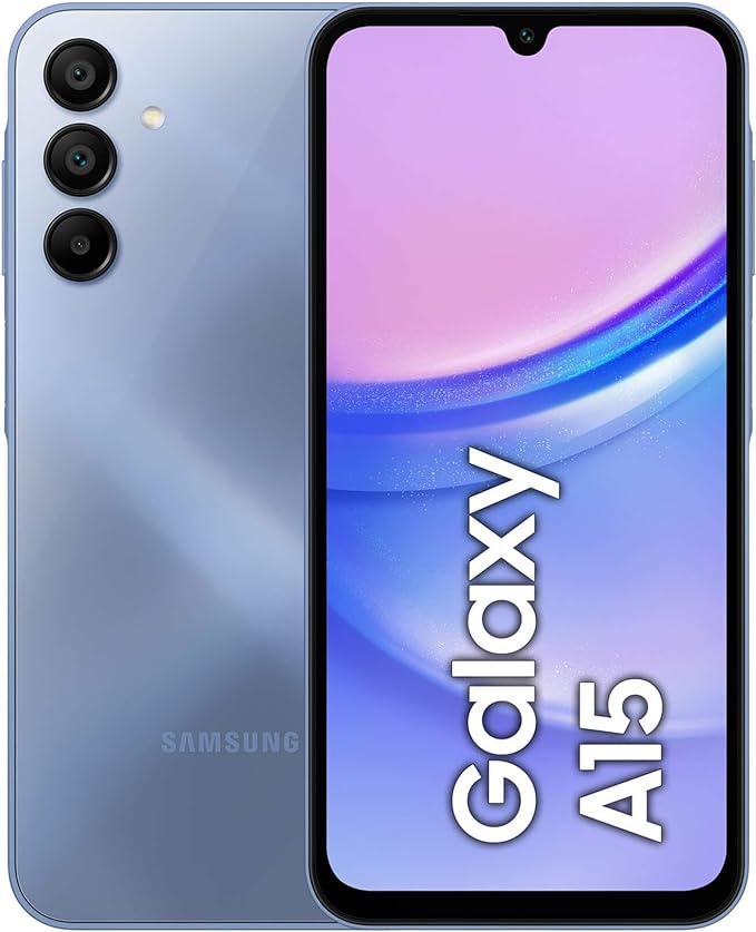 Samsung Galaxy A15 16,5 cm (6.5") Double SIM Hybride Android 14 4G USB Type-C 4 Go 128 Go 5000 mAh Bleu